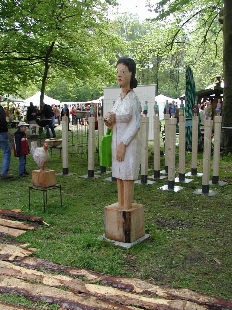 Die Edeka-Frauen auf dem Pfingstmarkt